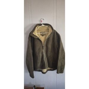 Red Wing Irish Setter Jacket Oversized Mens XL Hunting Full Zip Fleece Green